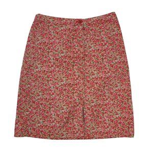 EDDIE BAUER Pink‎ Floral Pencil Skirt Womens Size 4